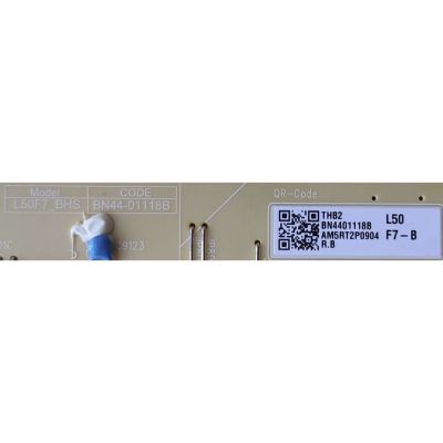 FUENTE DE PODER LED DRIVER PARA TV SAMSUNG / NUMERO DE PARTE BN4401118B / BN44-01118B / L50F7_BHS / BN44-01118B / PANEL CY-QB050HHCV1H / DISPLAY PT500GT02-8 VER.2.1 /  MODELO QN50LS03BAFXZA XA02 - Imagen 3